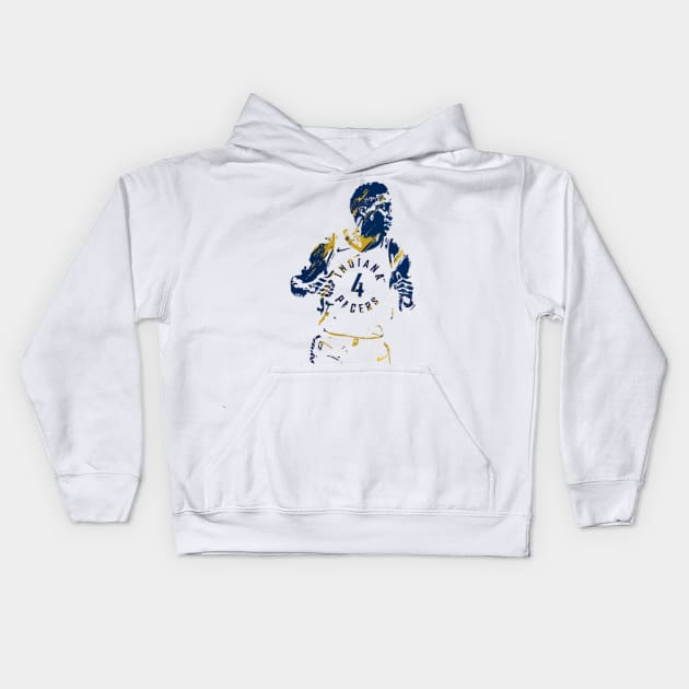 indiana pacers Kids Hoodie by sepuloh